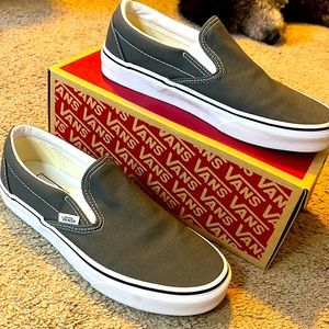 GRAY VANS, size: Women, 9.5 - Mens, 8